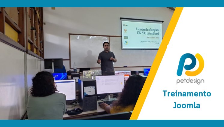 PET Design recebe treinamento para desenvolvimento de sites institucionais